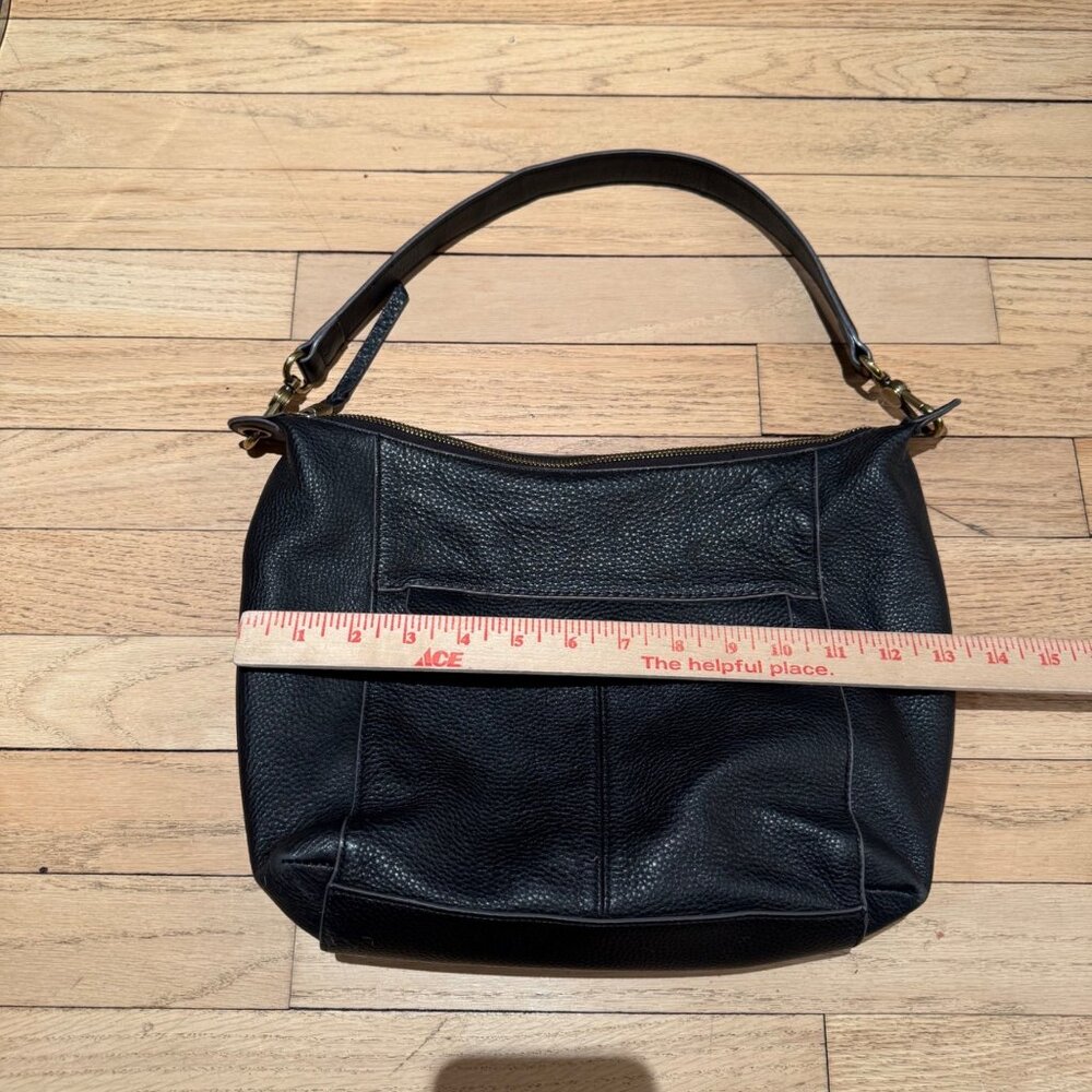 The Sak Women's Hobo Bag Black Pebbled Leather Purse Handbag Boho Travel - Picture 6 of 8